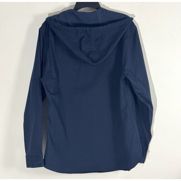 Molokai Surf Co Men’s Hoodie Navy Long Sleeve Button Up Shirt XL - Picture 4 of 10